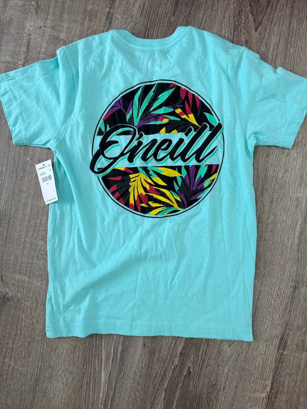 O'Neill Aqua Tee with Tropical Logo